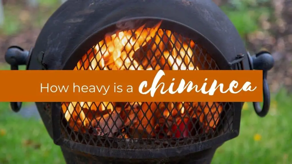 how much does a chiminea weigh