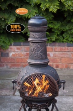 chiminea cooking pot