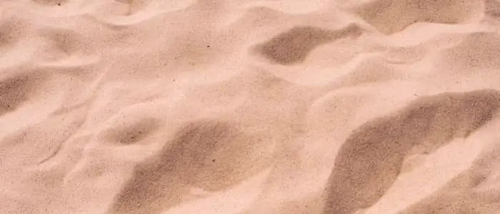 sand in chiminea