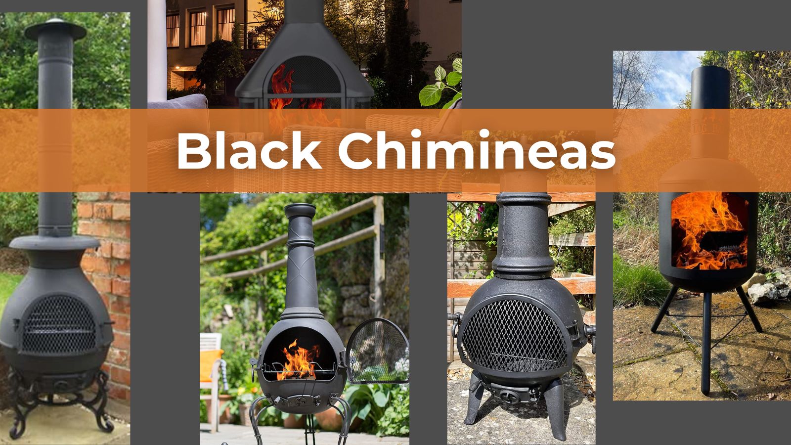 black chimineas